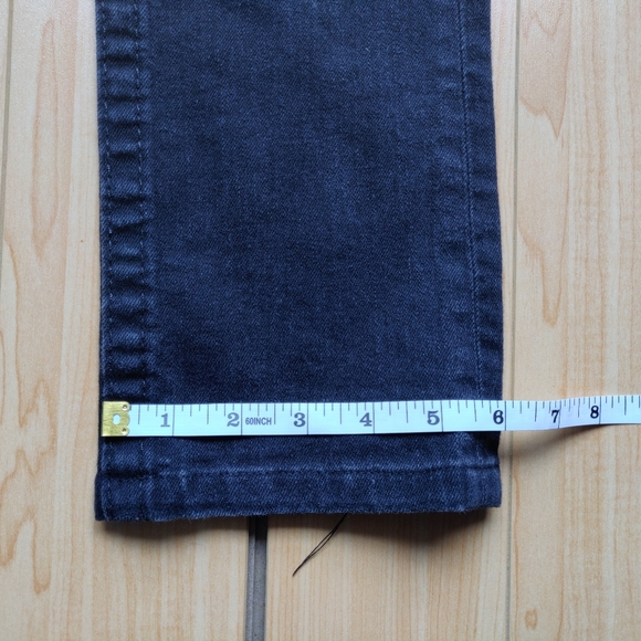 True Religion Dark Wash Skinny Straight Denim Jean - Picture 6 of 7